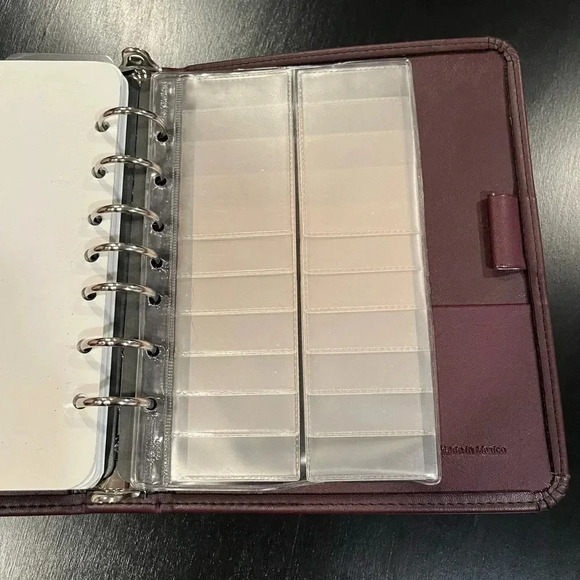 Vintage Franklin Covey Day Runner Style Binder Planner Faux Leather with Inserts - Picture 10 of 15